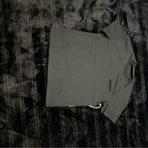 Essentials Gray Short Sleeve Tee Classic Design